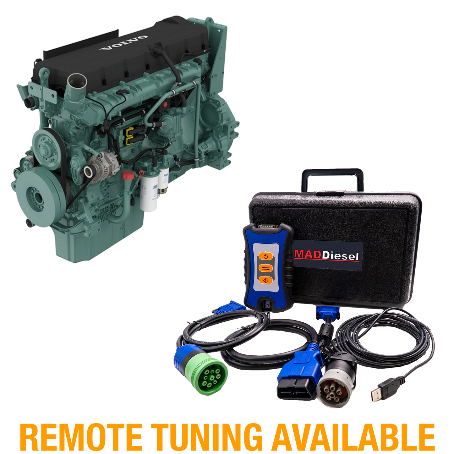 Volvo Engine: D11H (2010-2013) EGR/DPF Delete Package