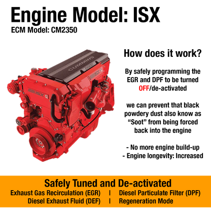 Cummins Engine: ISX (CM2350) EGR/DPF Delete Package